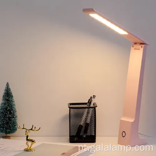 Brilho ajustável Luz de mesa LED dobrável com carregamento
